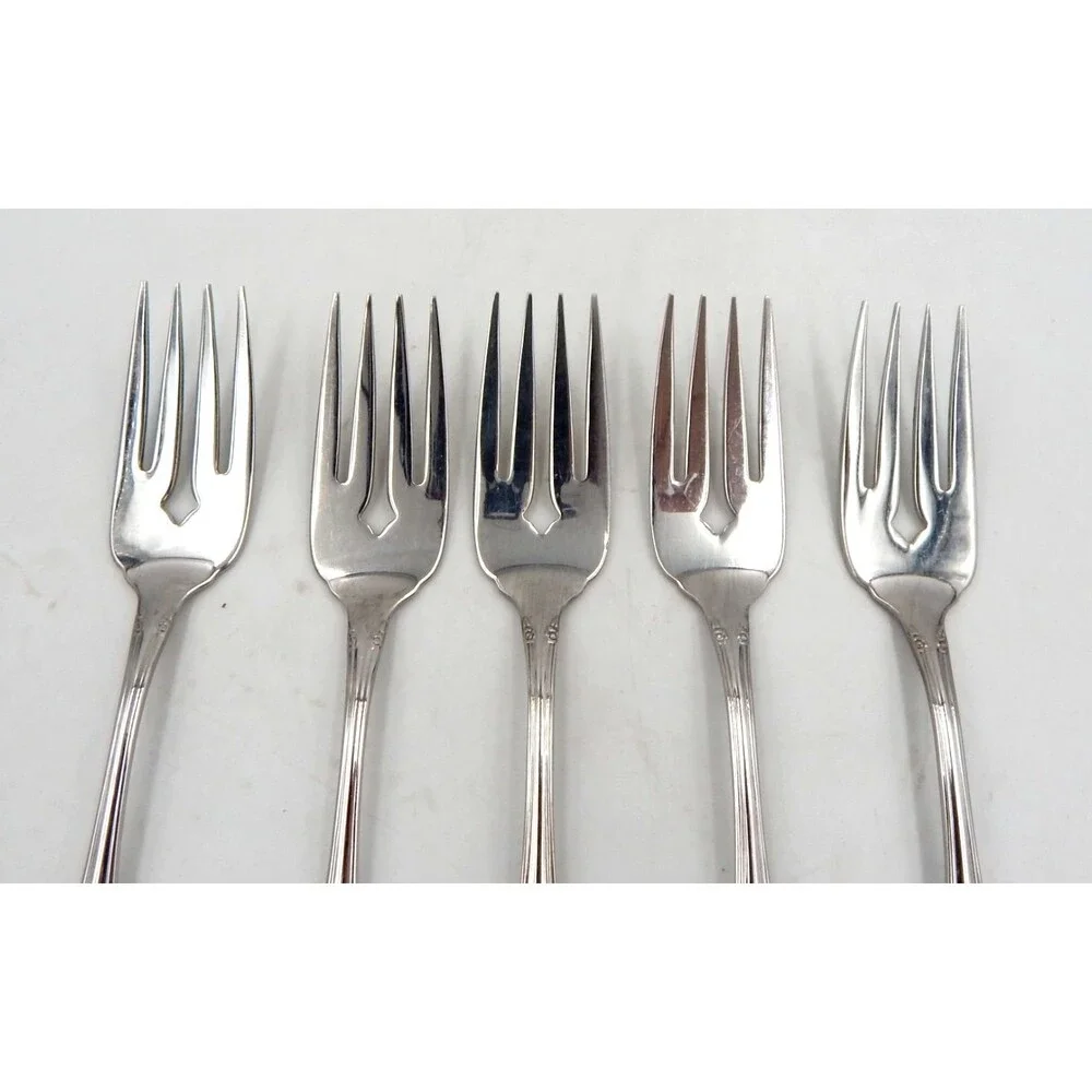 Oneida SSS Celebrity Salad Dessert Forks Stainless Flatware S/6 Replacement